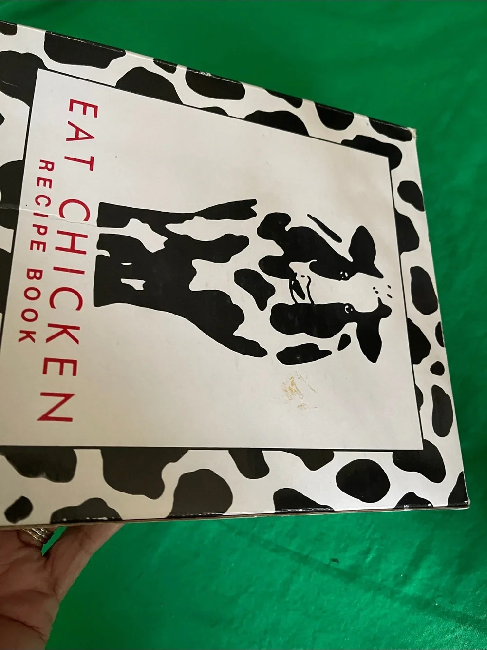 Eat Chicken Recipe Book - Black & White
